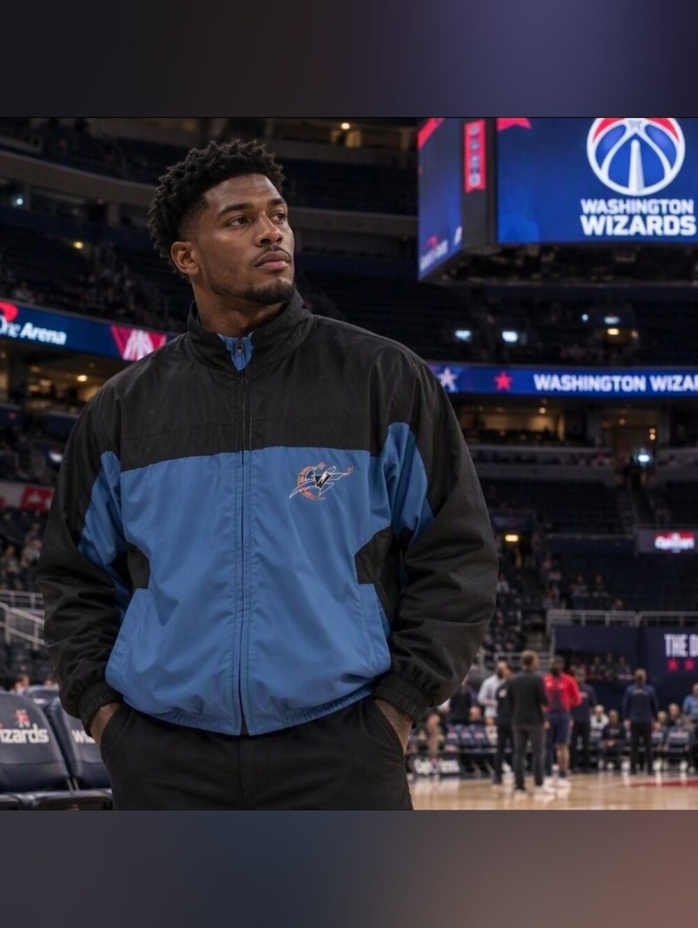 Men's NBA G-III Carl Banks Washington Wizards Reversible Jacket. Size XL